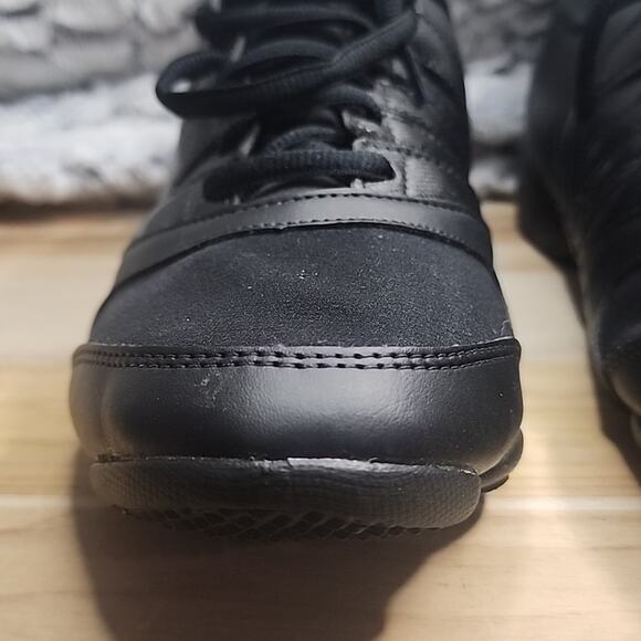 BLOCH WOMAN'S TRINITY BLACK LEATHER SPLIT SOLE DANCE SNEAKER NWOB🎶LETS DANCE🎶 - Picture 6 of 16